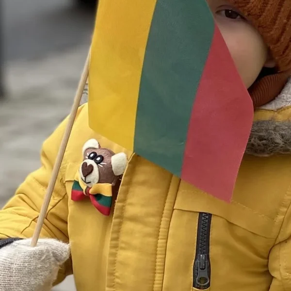 Trispalvė meškučio sagė